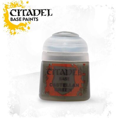 Games Workshop Castellan Green Acrylfarbe - Warhammer Grundierung 12ml Games Workshop Castellan Green Acrylfarbe - Warhammer Grundierung 12ml