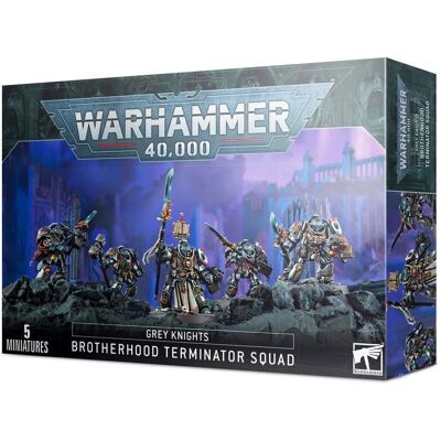 Games Workshop - Warhammer 40.000 - Grey Knights Paladin Squad - Miniaturen Games Workshop - Warhammer 40.000 - Grey Knights Paladin Squad - Miniaturen