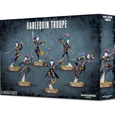 Games Workshop Warhammer 40k Harlequin Truppe - Miniaturfiguren Games Workshop Warhammer 40k Harlequin Truppe - Miniaturfiguren