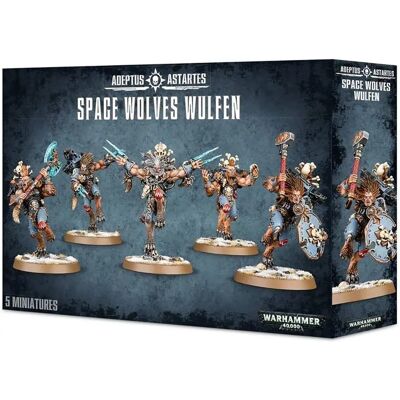 Games Workshop Warhammer 40,000 Space Wolves Wulfen - Miniatures - Publicité Games Workshop Warhammer 40,000 Space Wolves Wulfen - Miniatures - Publicité
