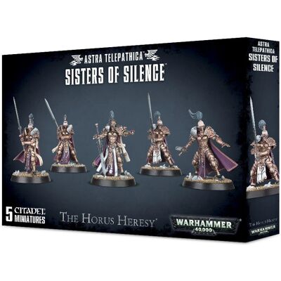 Games Workshop Sisters of Silence Astra Telepathica - Miniatures - Warhammer 40,000 - Publicité Games Workshop Sisters of Silence Astra Telepathica - Miniatures - Warhammer 40,000 - Publicité