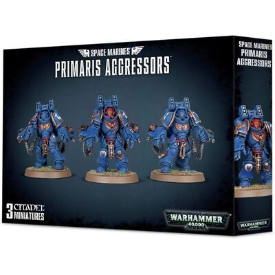 Games Workshop Primaris Aggressors - Kunststofffigur - Sammlerfigur Games Workshop Primaris Aggressors - Kunststofffigur - Sammlerfigur