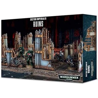 Games Workshop Warhammer 40.000 - Sector Imperialis Ruins - Tabletop Miniatures Terrain Games Workshop Warhammer 40.000 - Sector Imperialis Ruins - Tabletop Miniatures Terrain
