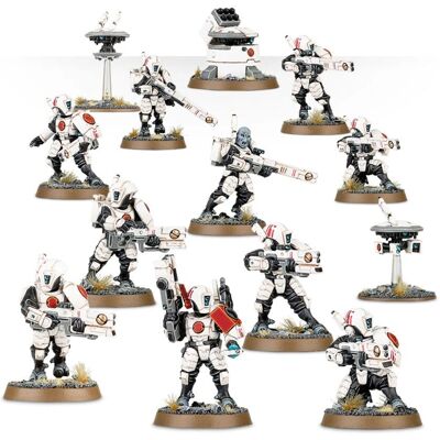 Games Workshop Tau Fire Warriors - Zestaw Miniatur do Gry Wojennej Games Workshop Tau Fire Warriors - Zestaw Miniatur do Gry Wojennej