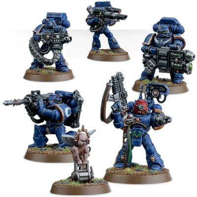 Games Workshop Devastator Squad - Sammlersfigur - Grau - Basierend auf Videospiel Games Workshop Devastator Squad - Sammlersfigur - Grau - Basierend auf Videospiel