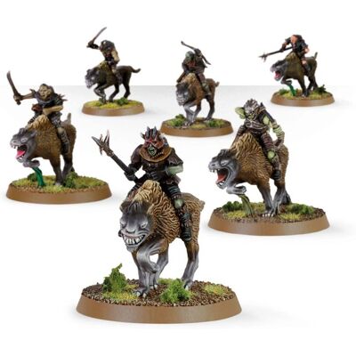 Games Workshop Middle-Earth Strategy Battle Game - Warg Riders - Modellfiguren Games Workshop Middle-Earth Strategy Battle Game - Warg Riders - Modellfiguren