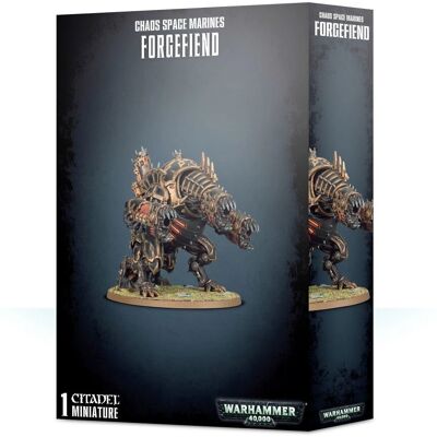 Forgefiend de Games Workshop - Figur de collection Chaos Space Marine - Publicité Forgefiend de Games Workshop - Figur de collection Chaos Space Marine - Publicité