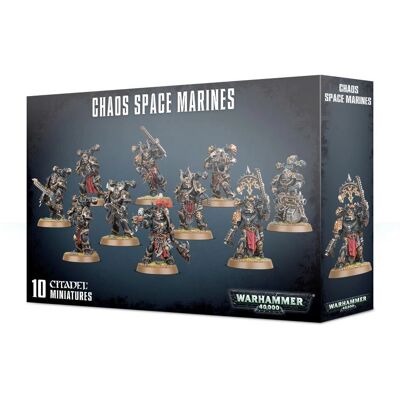 Games Workshop Marines du Chaos - Warhammer 40,000 Miniatures Games Workshop Marines du Chaos - Warhammer 40,000 Miniatures