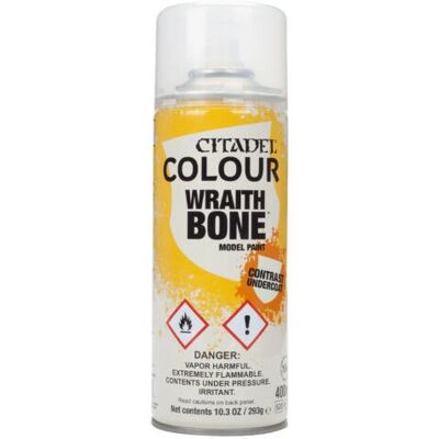 Games Workshop Wraithbone - WraithBone Modellfarbe Kontrast-Undercoat Spray - Modellfarbe Games Workshop Wraithbone - WraithBone Modellfarbe Kontrast-Undercoat Spray - Modellfarbe