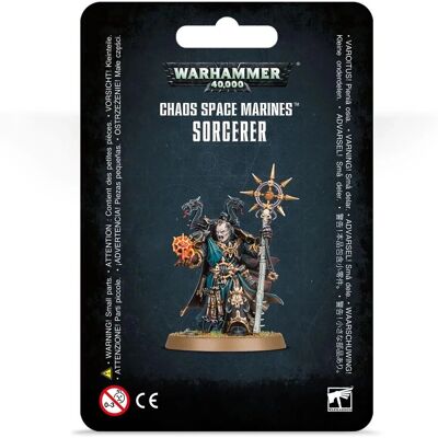 Games Workshop Chaos Space Marines Sorcerer - Sammlerfigur - Warhammer 40000 Games Workshop Chaos Space Marines Sorcerer - Sammlerfigur - Warhammer 40000