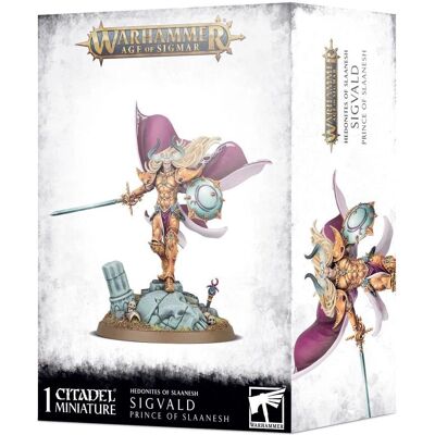 Games Workshop Sigvald Prinz von Slaanesh - Miniaturfigur Games Workshop Sigvald Prinz von Slaanesh - Miniaturfigur