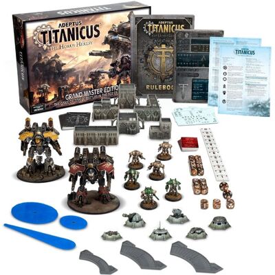 Games Workshop Adeptus Titanicus - Reaver Titans, Warhound, Cerastus - Strategy Game Games Workshop Adeptus Titanicus - Reaver Titans, Warhound, Cerastus - Strategy Game