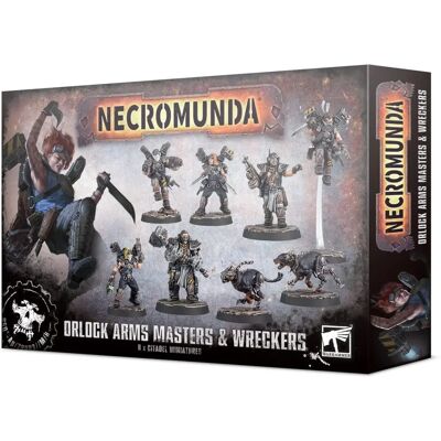 Games Workshop Necromunda - Orlock Arms Masters And Wreckers - Miniatures Kit Games Workshop Necromunda - Orlock Arms Masters And Wreckers - Miniatures Kit