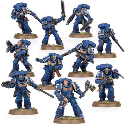Games Workshop Space Marines Assault Intercessors - Miniatures Games Workshop Space Marines Assault Intercessors - Miniatures