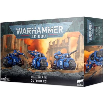 Games Workshop Space Marines Outriders - Collectible Figure - Warhammer 40,000 Games Workshop Space Marines Outriders - Collectible Figure - Warhammer 40,000