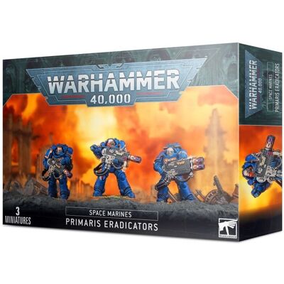 Games Workshop Eradicators Primaris - Space Marine - Noir - Kit de Miniatures - Publicité Games Workshop Eradicators Primaris - Space Marine - Noir - Kit de Miniatures - Publicité