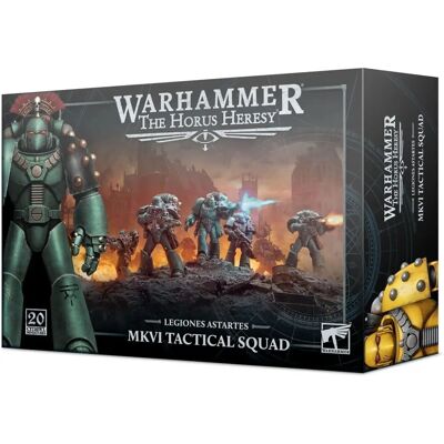 Games Workshop Warhammer: Hříšná hereze Horuse - Taktická jednotka Legiones Astartes Mkvi - Miniaturní hra Games Workshop Warhammer: Hříšná hereze Horuse - Taktická jednotka Legiones Astartes Mkvi - Miniaturní hra
