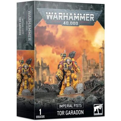Miniatura Imperial Fists Tor Garadon od Games Workshop - Warhammer 40.000 Miniatura Imperial Fists Tor Garadon od Games Workshop - Warhammer 40.000