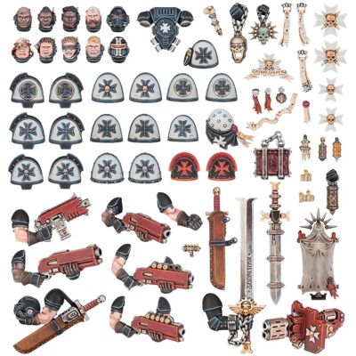 Games Workshop Warhammer Black Templars Verbesserungen - Miniaturen & Zubehör Games Workshop Warhammer Black Templars Verbesserungen - Miniaturen & Zubehör