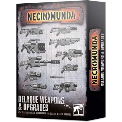 Games Workshop Necromunda Delaque Broń i Ulepszenia - Zestaw Miniatur Games Workshop Necromunda Delaque Broń i Ulepszenia - Zestaw Miniatur
