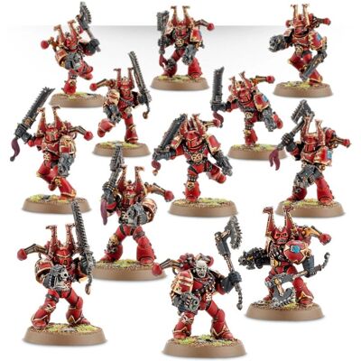 Games Workshop Khorne Berzerker - Warhammer 40.000 Miniatur Games Workshop Khorne Berzerker - Warhammer 40.000 Miniatur