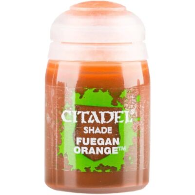 Citadel Model Paint Fuegan Orange - Acrylic Shade for Miniatures Citadel Model Paint Fuegan Orange - Acrylic Shade for Miniatures