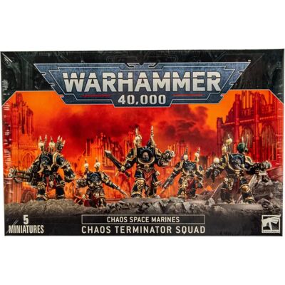 Games Workshop Chaos Space Marine Terminators - Figuren Erweiterung Games Workshop Chaos Space Marine Terminators - Figuren Erweiterung