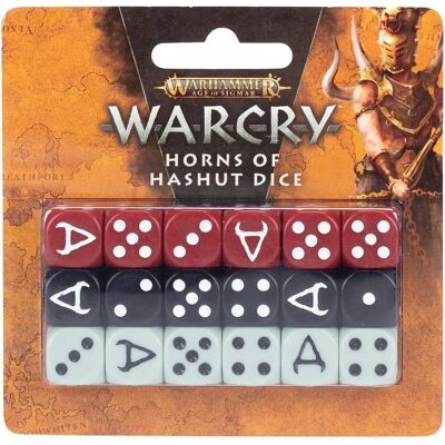 Games Workshop Horns Of Hashut Dice - Warcry Games Workshop Horns Of Hashut Dice - Warcry