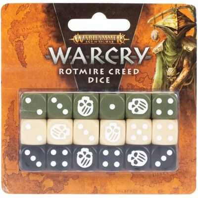Games Workshop Rotmire Creed Dice - Warcry Games Workshop Rotmire Creed Dice - Warcry