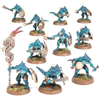 Games Workshop Saurus Krieger - Age of Sigmar Miniaturen Games Workshop Saurus Krieger - Age of Sigmar Miniaturen