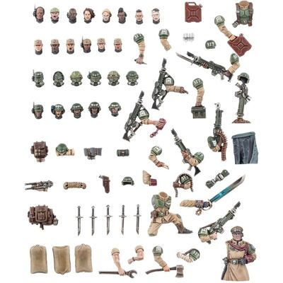 Games Workshop Cadian Upgrades - Miniatures Warhammer 40,000 Games Workshop Cadian Upgrades - Miniatures Warhammer 40,000