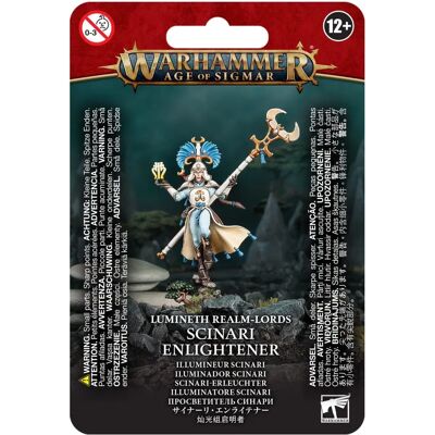Games Workshop Warhammer Age Of Sigmar - Lumineth Realm-Lords: Scinari Enlightener Games Workshop Warhammer Age Of Sigmar - Lumineth Realm-Lords: Scinari Enlightener