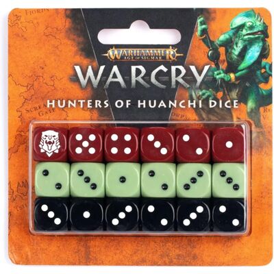 Games Workshop Warcry - Hunters Of Huanchi Dice - Figurine game extension Games Workshop Warcry - Hunters Of Huanchi Dice - Figurine game extension