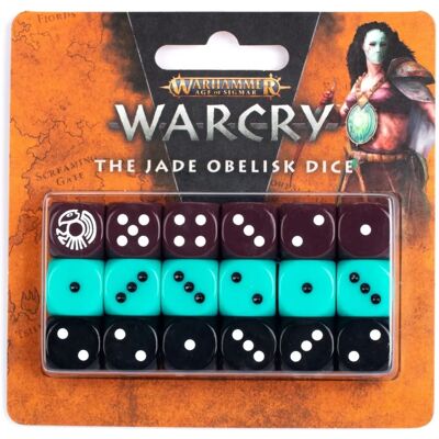 Games Workshop Warcry The Jade Obelisk Dice - Figurine Game Add-on Games Workshop Warcry The Jade Obelisk Dice - Figurine Game Add-on
