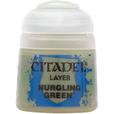 Citadel NURGLING GREEN 12ML - Peinture acrylique pour maquettes - Art et artisanat - Publicité Citadel NURGLING GREEN 12ML - Peinture acrylique pour maquettes - Art et artisanat - Publicité