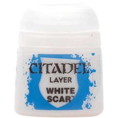 Peinture Acrylique White Scar de Citadel - Couches - Warhammer - Publicité Peinture Acrylique White Scar de Citadel - Couches - Warhammer - Publicité