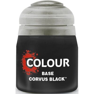 Games Workshop Corvus Black 12ml - Acrylmodellfarbe Games Workshop Corvus Black 12ml - Acrylmodellfarbe