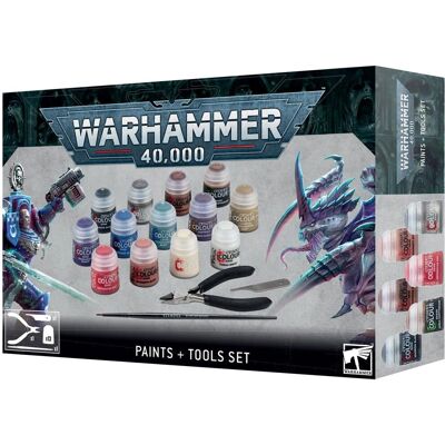 Games Workshop Warhammer 40,000: Sada barev a nástrojů Games Workshop Warhammer 40,000: Sada barev a nástrojů