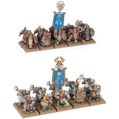 Games Workshop Dwarf Mountain Holds: Dwarf Hammerers 10-10 - Miniatures Games Workshop Dwarf Mountain Holds: Dwarf Hammerers 10-10 - Miniatures