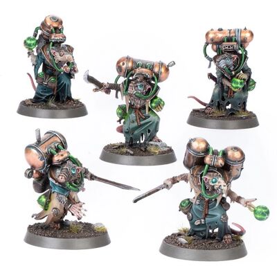 Games Workshop Acolyte Globadiers - Skaven: Giftgas Infanterie Games Workshop Acolyte Globadiers - Skaven: Giftgas Infanterie
