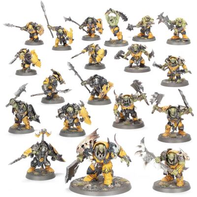 Games Workshop Orruk Warclans Ironjawz Bigmob - Miniatures voor Warhammer Games Workshop Orruk Warclans Ironjawz Bigmob - Miniatures voor Warhammer