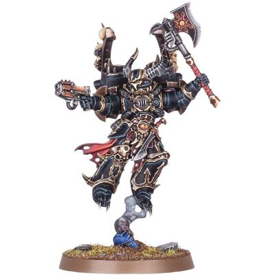 Games Workshop Chaos Lord mit Sprungpaket - Sammlerfigur Games Workshop Chaos Lord mit Sprungpaket - Sammlerfigur