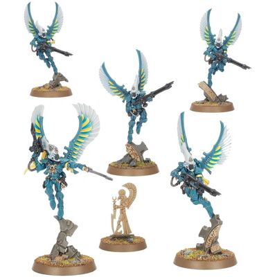 Games Workshop Warhammer 40.000 - Aeldari Swooping Hawks - Miniaturen Games Workshop Warhammer 40.000 - Aeldari Swooping Hawks - Miniaturen