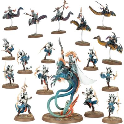 Games Workshop - Warhammer - Age of Sigmar - Spearhead: Idoneth Deepkin - Akelian Tide Guard Games Workshop - Warhammer - Age of Sigmar - Spearhead: Idoneth Deepkin - Akelian Tide Guard
