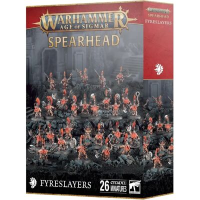 Games Workshop Warhammer Age Of Sigmar - Spearhead: Fyreslayers - Figuren-Erweiterung Games Workshop Warhammer Age Of Sigmar - Spearhead: Fyreslayers - Figuren-Erweiterung
