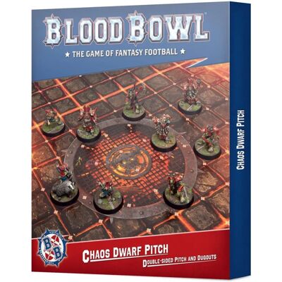 Games Workshop Chaos Dwarf Team Pitch & Dugouts - Figuren Erweiterung Games Workshop Chaos Dwarf Team Pitch & Dugouts - Figuren Erweiterung