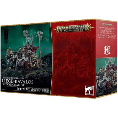 Games Workshop Liege-Kavalos auf Kriegskarren - Sammlerfigur Games Workshop Liege-Kavalos auf Kriegskarren - Sammlerfigur