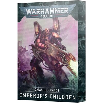 Datenové karty Games Workshop Warhammer 40,000: Děti císaře - Datové karty Datenové karty Games Workshop Warhammer 40,000: Děti císaře - Datové karty