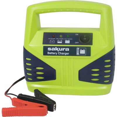 Sakura SS3631 Battery Charger - 12V, 8A, LED Indicator Sakura SS3631 Battery Charger - 12V, 8A, LED Indicator