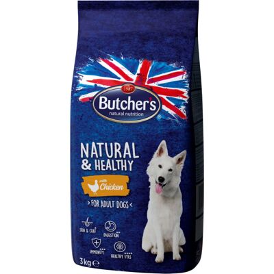 Hundfoder Butcher's Pet Care 5011941415094 - Vuxen, 3kg Hundfoder Butcher's Pet Care 5011941415094 - Vuxen, 3kg